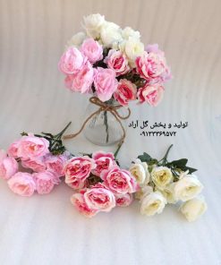 بوته گل مصنوعی پیونی وارداتی با کیفیت عالی